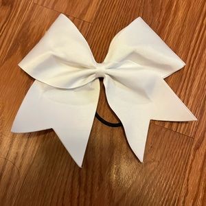 White Cheer bow